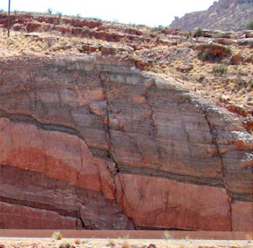 A dip-slip fault. _Source: Steven Earle (2015) CC BY 4.0 [view source](https://opentextbc.ca/physicalgeologyearle/wp-content/uploads/sites/145/2016/03/sructures-exercise.png)_